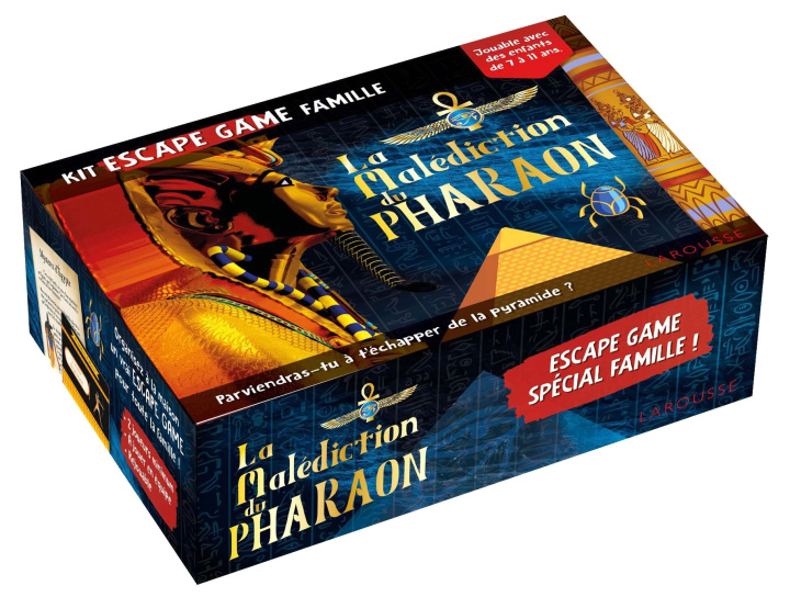 Kniha Kit escape game famille La malédiction du pharaon collegium