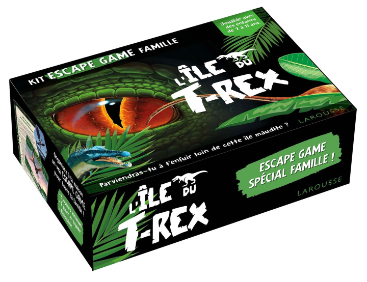 Carte Kit escape game famille L'île du T-Rex collegium