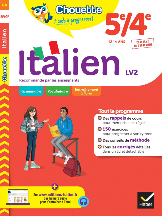 Knjiga Italien 5e/4e - LV2 (A1+, A2) Valentine Pillet