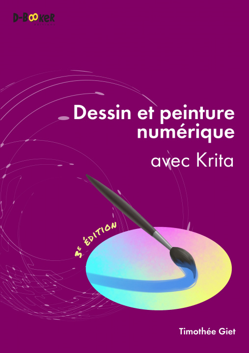 Книга Dessin et peinture numérique avec Krita GIET