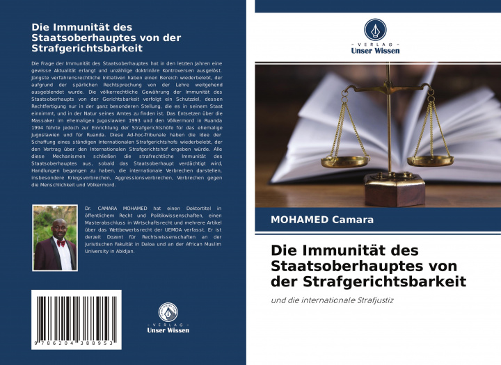 Knjiga Die Immunität des Staatsoberhauptes von der Strafgerichtsbarkeit Mohamed Camara