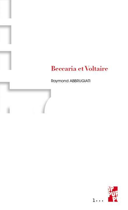 Buch Beccaria et Voltaire 