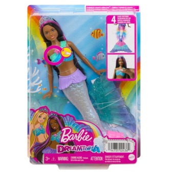 Gra/Zabawka Barbie Zauberlicht Meerjungfrau Brooklyn Puppe 