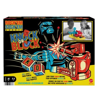 Játék Rock 'em Sock 'em Knock or Block (Spiel) Mattel