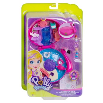Hra/Hračka Polly Pocket Flamingo-Schwimmring Schatulle Mattel