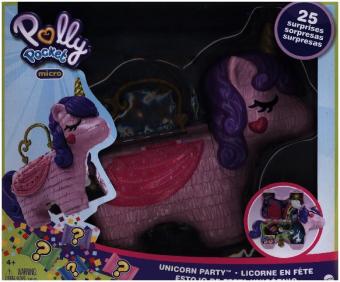 Joc / Jucărie Polly Pocket Einhorn-Party Spielset Mattel