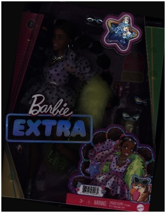 Hra/Hračka Barbie Extra Puppe mit Zöpfen und Bobble Haargummies 