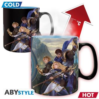 Gra/Zabawka ABY style - League of Legends Heroes Thermoeffekt Tasse 