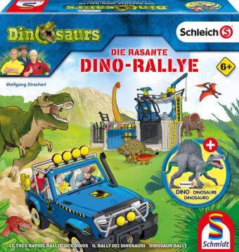 Joc / Jucărie Schleich, Dinosaurs, Die rasante Dino-Rallye (Spiel) 