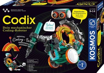 Játék Codix - Dein mechanischer Coding-Roboter (Experimentierkasten) 