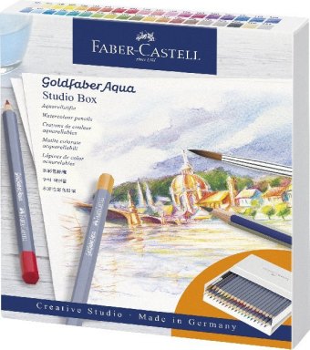 Spel/speelgoed Faber-Castell Aquarellstift Goldfaber Aqua Atelierbox, Studiobox 
