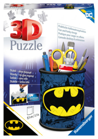 Játék Ravensburger 3D Puzzle 11275 - Utensilo Batman - 54 Teile - Stiftehalter für Batman Fans ab 6 Jahren, Schreibtisch-Organizer für Kinder 