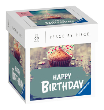 Joc / Jucărie Ravensburger Puzzle - Happy Birthday - Peace by Piece 99 Teile 