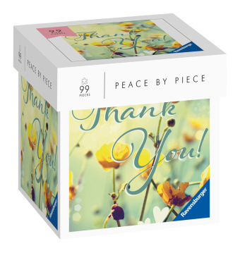 Jeu/jouet Ravensburger Puzzle - Thank you - Peace by Piece 99 Teile 