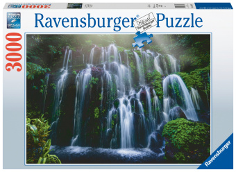 Játék Ravensburger Puzzle - Wasserfall auf Bali - 3000 Teile 