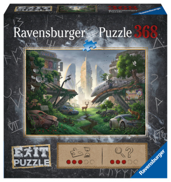 Joc / Jucărie Ravensburger EXIT Puzzle 17121 Apokalyptische Stadt 368 Teile 