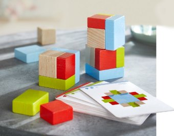 Spiel/Spielzeug 3D-Legespiel Vier mal vier (Kinderspiel) 