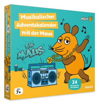 Kalendář/Diář Musikalischer Adventskalender mit der Maus Franzis