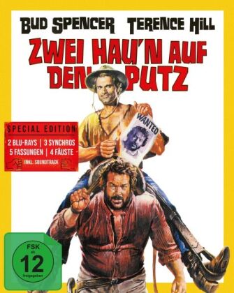 Videoclip Hügel der blutigen Stiefel / Zwei hau'n auf den Putz, 2 Blu-ray + 1 Audio-CD (Mediabook A) Giuseppe Colizzi