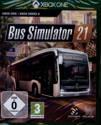 Video Bus Simulator 21, 1 Xbox One-Blu-ray Disc 
