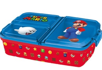 Game/Toy Super Mario Brotdose dreigeteilt 