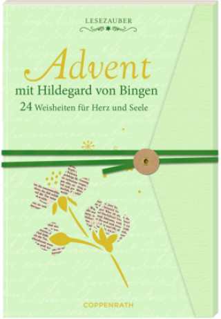Calendar / Agendă Advent mit Hildegard von Bingen, Briefbuch Hildegard Bingen
