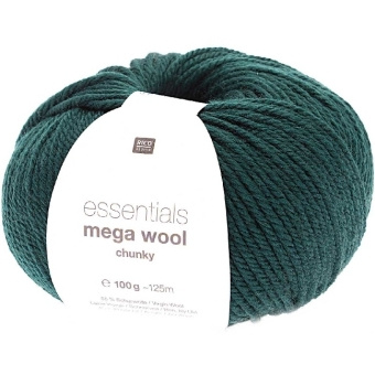 Kniha Essentials Mega Wool Chunky Efeu, 100 g 