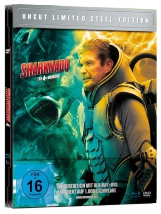 Видео Sharknado 4, 1 DVD + 1 Blu-ray (Limited Steel Edition) Anthony C. Ferrante