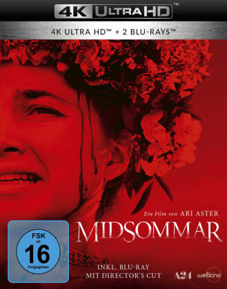 Videoclip Midsommar 4K, 1 UHD-Blu-ray + 2 Blu-ray Ari Aster