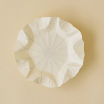Hra/Hračka Flexible Hanji-Papierschale Lotusblatt (S) Weiß 