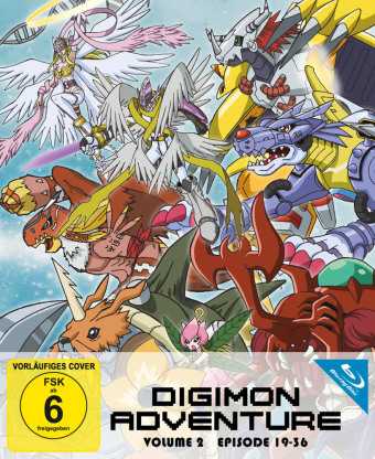 Video Digimon Adventure. Staffel.1.2, 2 Blu-ray Hiroyuki Kakudou