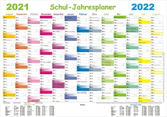 Nyomtatványok Schul-Jahresplaner 2021/2022-Set E&Z-Verlag GmbH