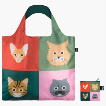 Játék LOQI Bag STEPHEN CHEETHAM Cats, Recycled Bag 