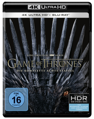 Видео Game of Thrones 4K. Staffel.8, 3 UHD-Blu-ray + 3 Blu-ray Peter Dinklage