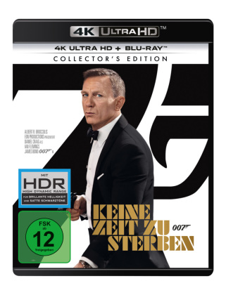 Видео James Bond 007: Keine Zeit zu sterben 4K, 1 UHD-Blu-ray Cary Fukunaga