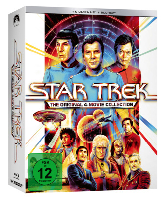 Видео Star Trek I-IV - 4-Movie Collection 4K, 8 UHD Blu-ray 