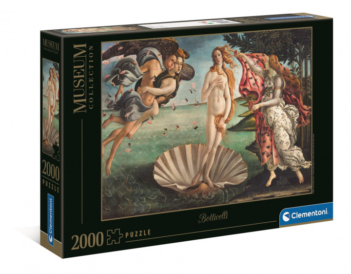 Kniha Puzzle 2000 muzeum Botticelli The birth of Venus 32572 
