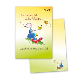 Kniha OUPS Notizblock A6 - unliniert - gelb Kurt Hörtenhuber