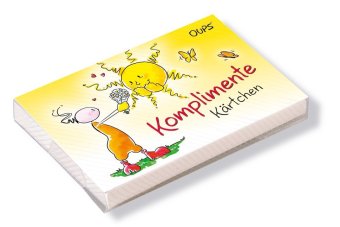 Spel/speelgoed Oups Kärtchenbox - Komplimente Kärtchen Kurt Hörtenhuber