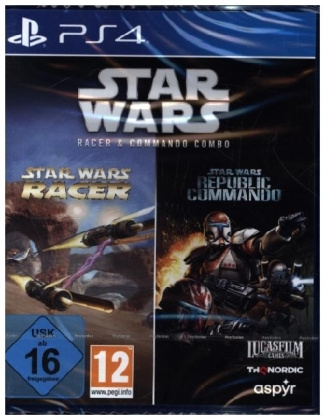 Video Star Wars, Racer and Commando Combo, 1 PS4-Blu-ray Disc 