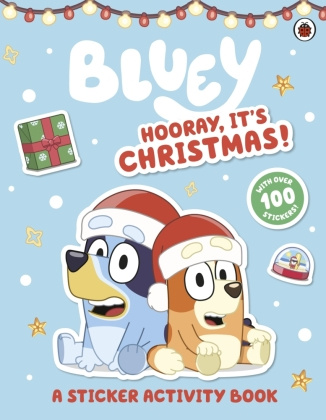 Carte Bluey: Hooray It's Christmas Sticker Activity BLUEY