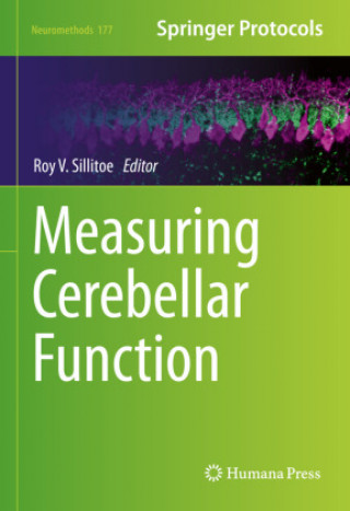 Knjiga Measuring Cerebellar Function Roy V. Sillitoe