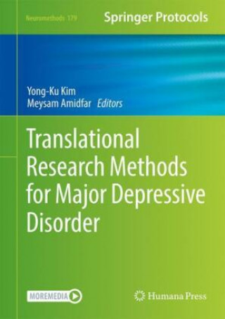 Buch Translational Research Methods for Major Depressive Disorder Yong-Ku Kim
