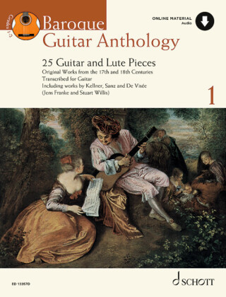 Tlačovina Baroque Guitar Anthology Jens Franke