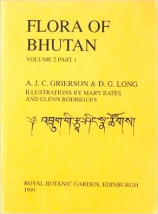 Carte Flora of Bhutan D. G. Long