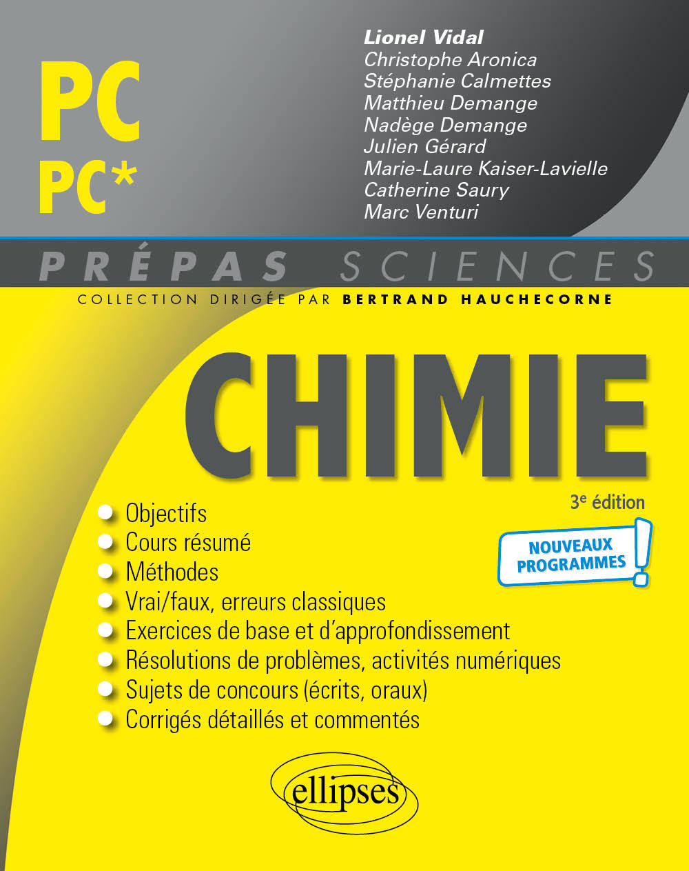 Kniha Chimie PC/PC* - Programme 2022 Vidal