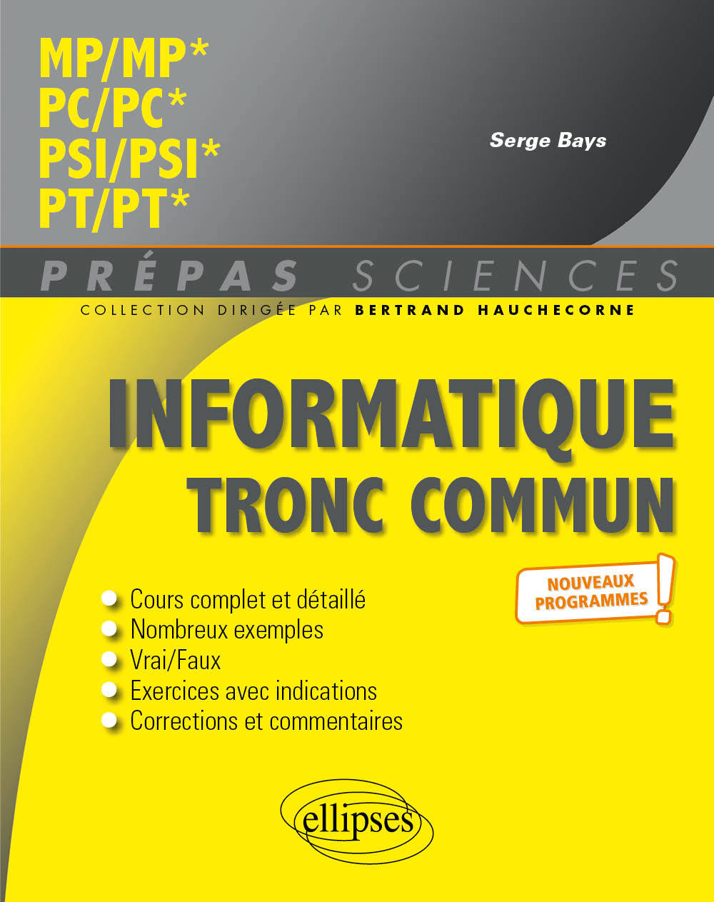 Kniha Informatique tronc commun - MP - PC - PSI - PT - Programme 2022 Bays