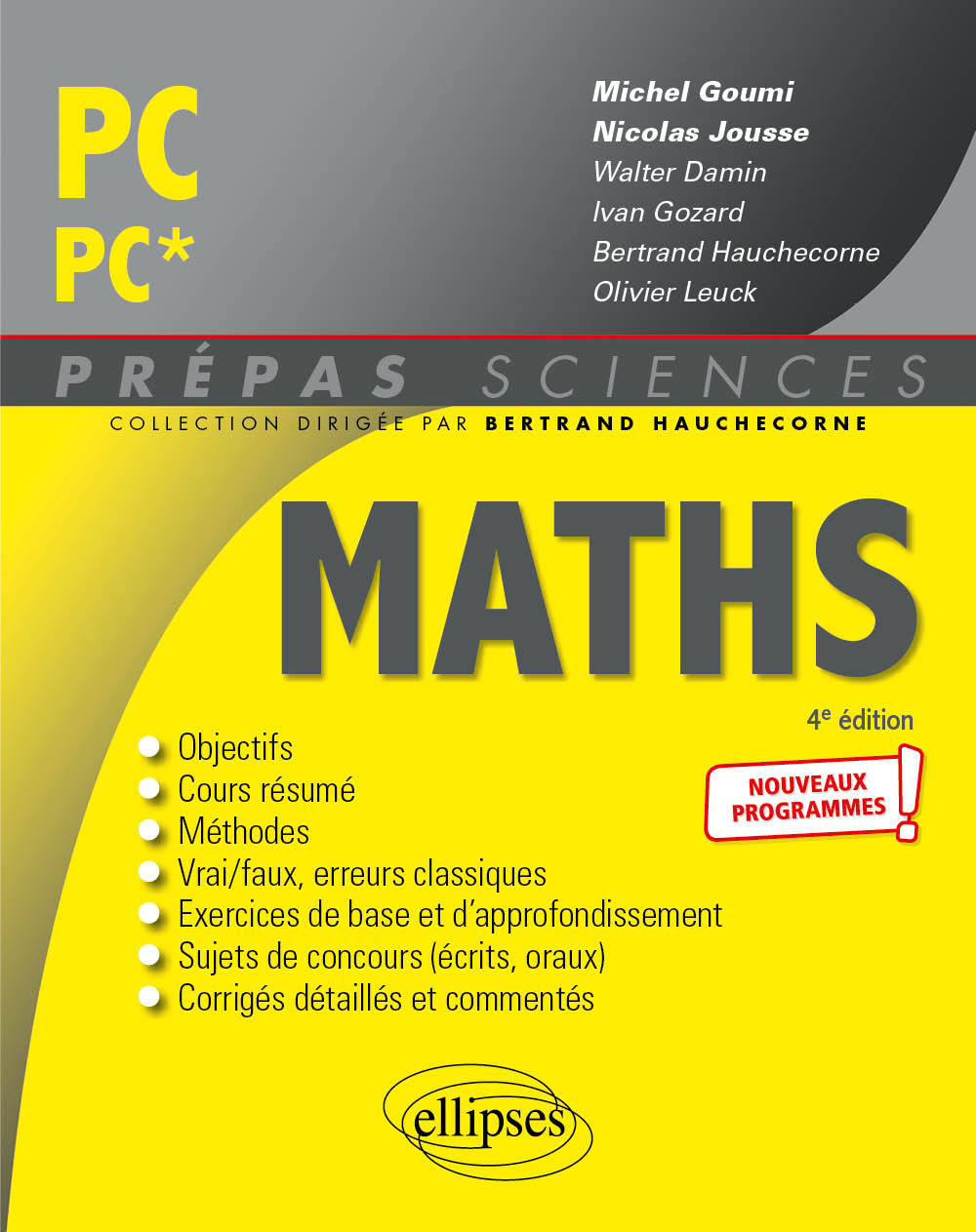 Kniha Mathématiques PC/PC* - Programme 2022 Goumi