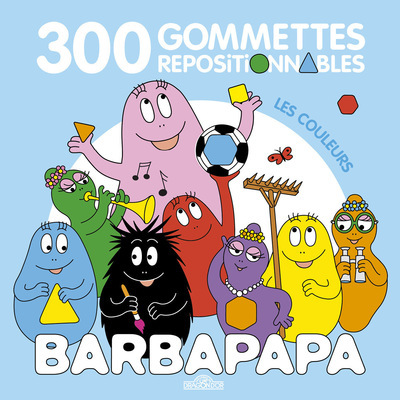 Carte Barbapapa - 300 gommettes repositionnables - Les couleurs Alice Et Thomas Taylor