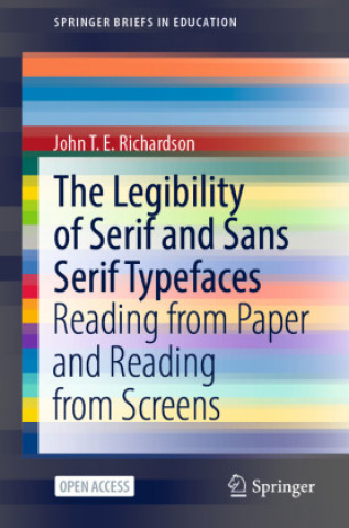 Książka Legibility of Serif and Sans Serif Typefaces John T. E. Richardson